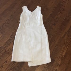 White Linen dress - New with Tags